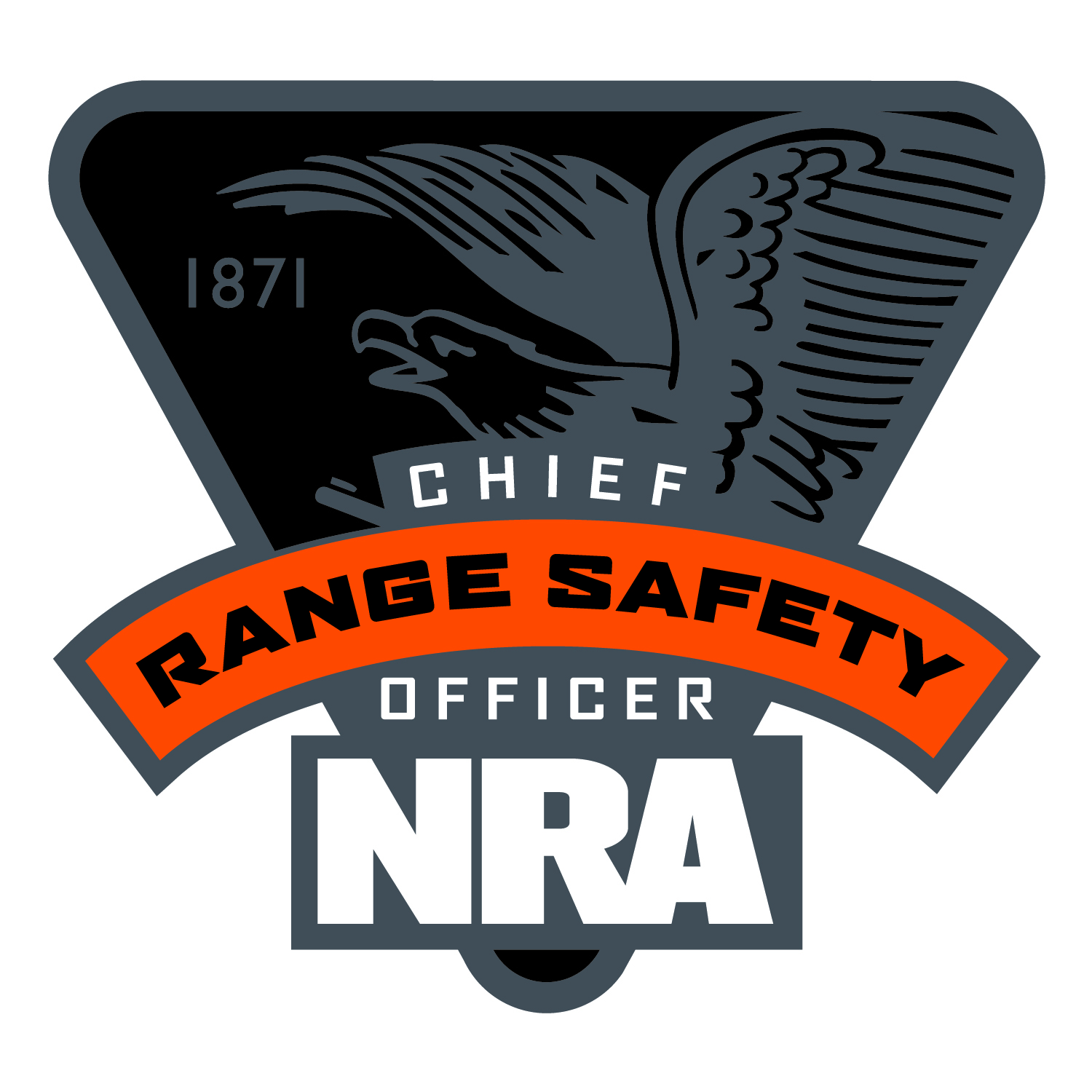 NRA Chief Range Safety Officer credential badge
