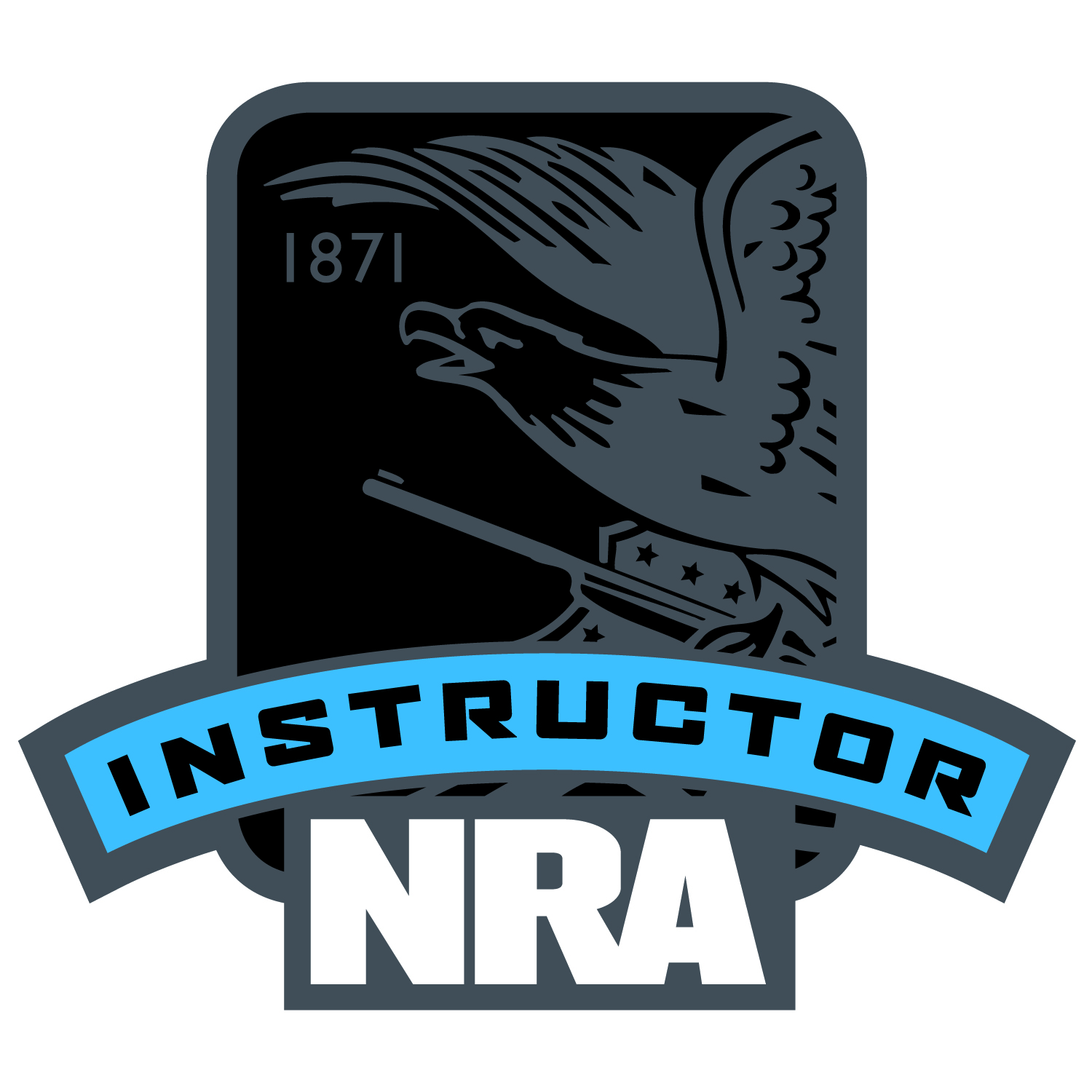 NRA certified instructor credential badge