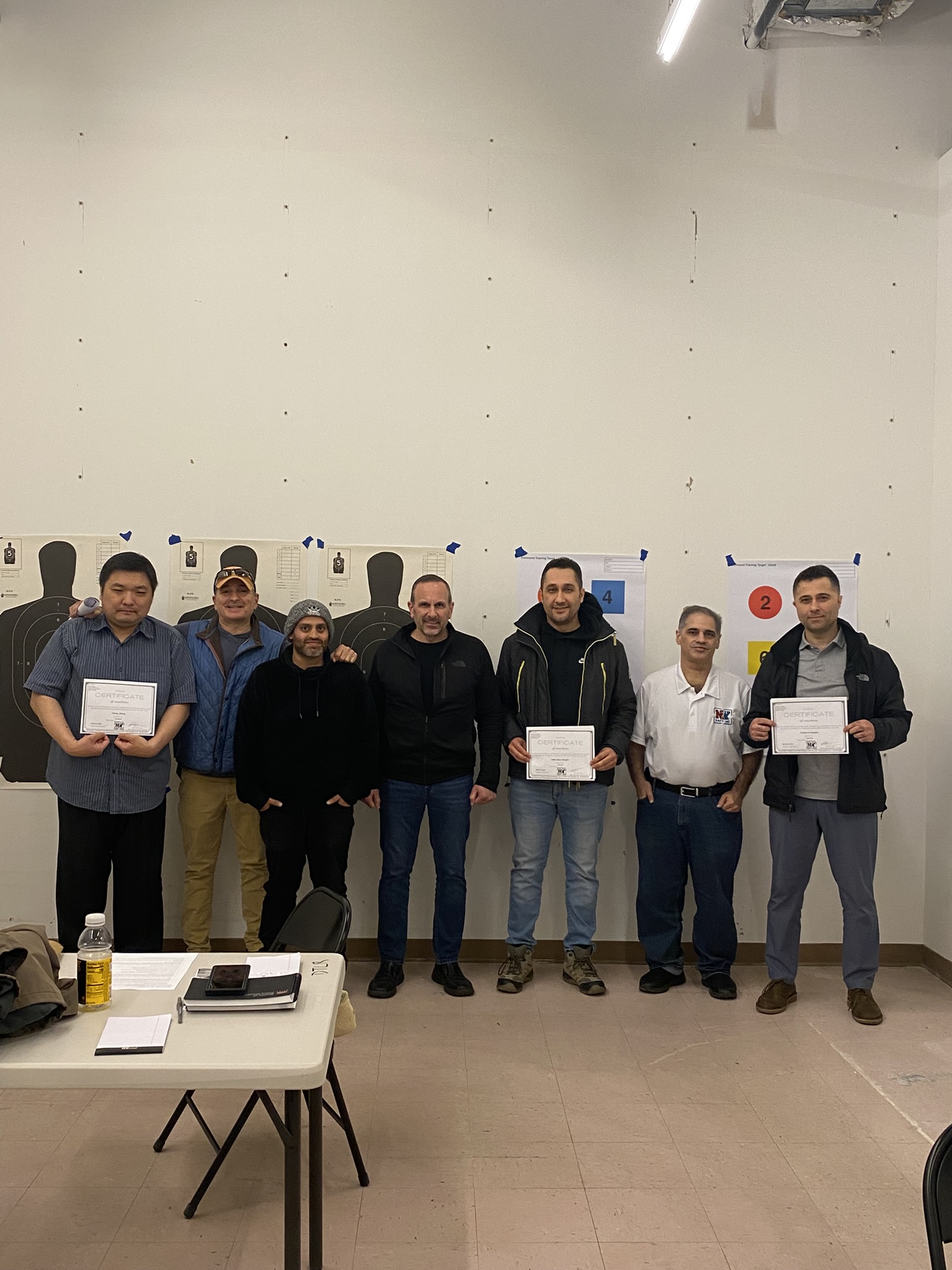 Students with certificates