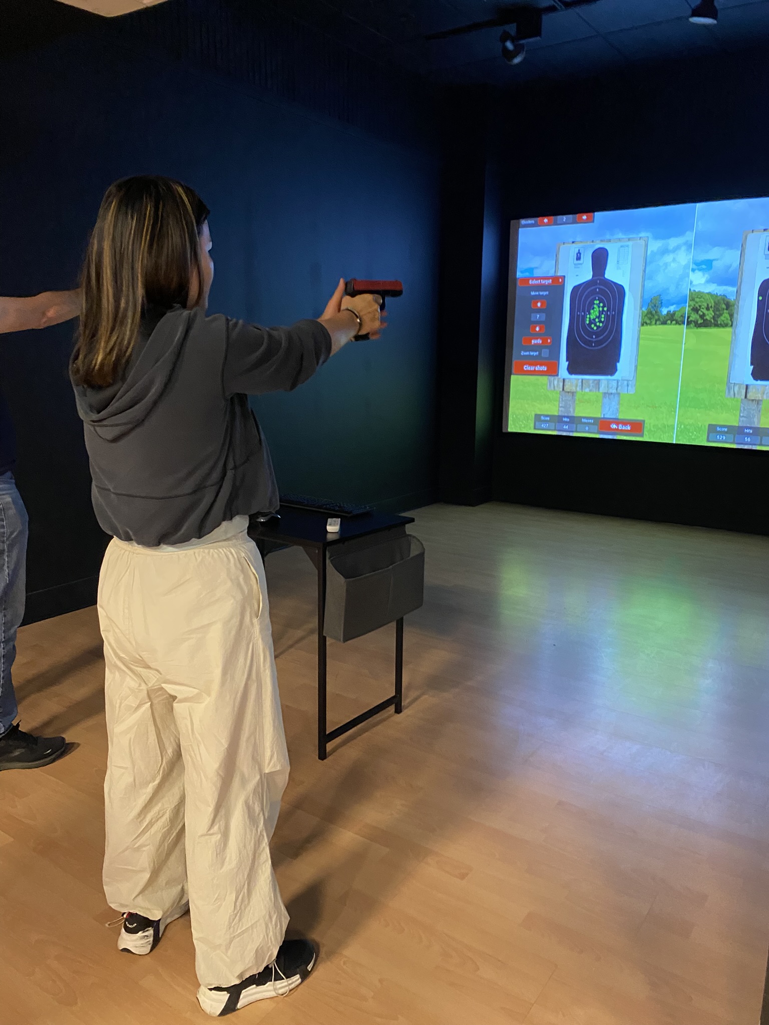 Instructor coaching student