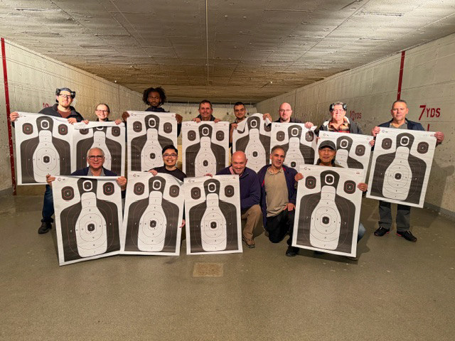 NY Safe Inc concealed carry students showing range targets after New York permit training